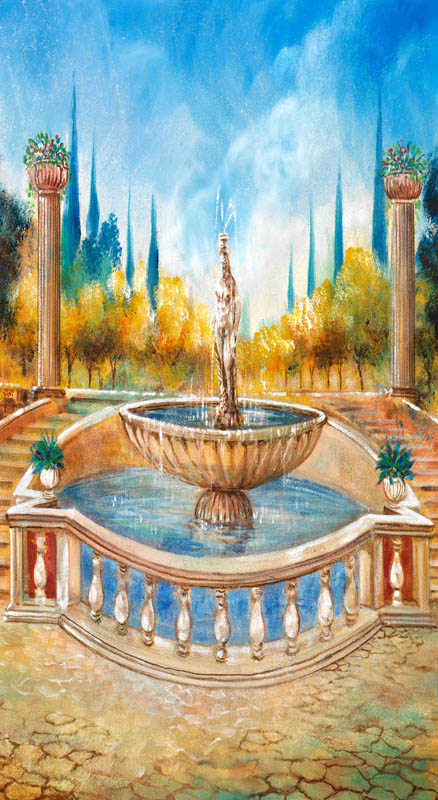 Affresco Il giardino dei sogni